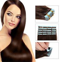 Tape Weft Human Hair Extensions 18\