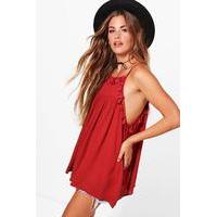 tassel front shift top rust