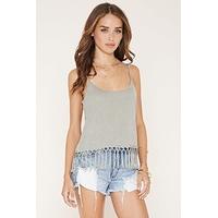 tassel hem cami