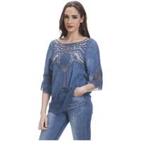 tantra top berenice womens blouse in blue