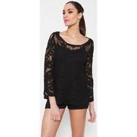 tantra blouse magdalena womens blouse in black