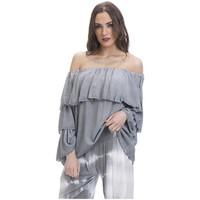 tantra blouse liane womens blouse in grey