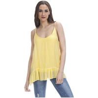 tantra top emma womens vest top in yellow