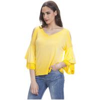 tantra top helena womens vest top in yellow
