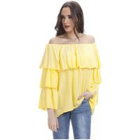 tantra blouse liane womens blouse in yellow
