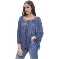 Tantra Blouse LOUISE women\'s Blouse in blue