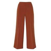 tailored wide leg crop trouser