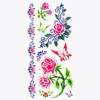 Tattoo Stickers Totem Series Pattern Lower Back WaterproofWomen Men Teen Flash Tattoo Temporary Tattoos