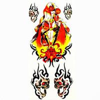 Tattoo Stickers Totem Series Pattern Lower Back WaterproofWomen Men Teen Flash Tattoo Temporary Tattoos