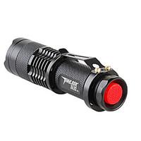 TanLu LED Flashlights/Torch LED 250 Lumens Mode Cree Q5 14500 / AA Adjustable Focus / Waterproof / RechargeableCamping/Hiking/Caving /