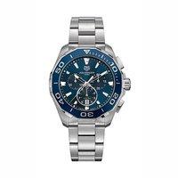Tag Heuer Gents Aquaracer Blue Dial 43mm Quartz Chronograph Watch
