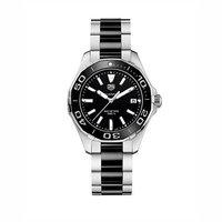 Tag Heuer ladies Aquaracer 35mm Quartz Ceramic Black Dial Watch