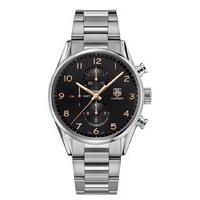 TAG Heuer Carrera automatic chronograph men\'s two-tone bracelet watch