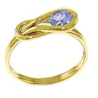 tanzanite san francisco ring 065ct in 9ct gold