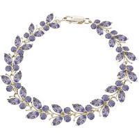 Tanzanite Butterfly Bracelet 7.8ctw in 9ct White Gold