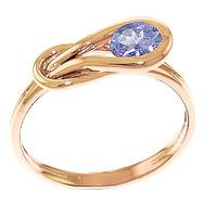 tanzanite san francisco ring 065ct in 9ct rose gold