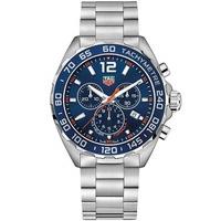 tag heuer mens chronograph formula one blue dial bracelet watch caz101 ...