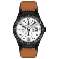 tag heuer mens connected brown smart watch sbf8a801382ft6110