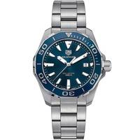 tag heuer mens aquaracer blue dial bracelet watch way111cba0928