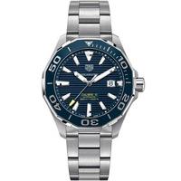 TAG Heuer Mens Aquaracer Ceramic Blue Dial Bracelet Watch WAY201B.BA0927