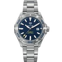 TAG Heuer Mens Aquaracer Blue Dial Bracelet Watch WAY2012.BA0927