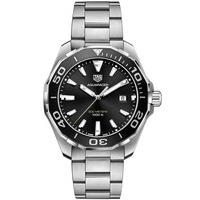 TAG Heuer Mens Aquaracer Black Bracelet Watch WAY101A.BA0746