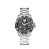 Tag Heuer Gents Calibre 5 Steel And Grey Automatic Watch