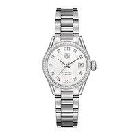 Tag Heuer Ladies Carrera Automatic Diamond Dial and Bezel 28mm Watch