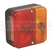 TB18 Rear Square Lamp Cluster 12V with Bulbs