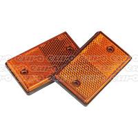 tb25 reflex reflector amber oblong pack of 2