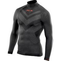 tcx warm necked top long sleeve motorcycle base layer shirt