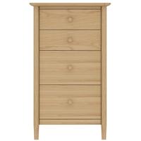 tch anais oak chest of drawer 4 drawer