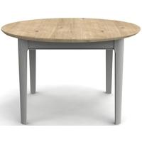 tch newark painted dining table round extending