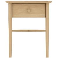 tch anais oak bedside cabinet 1 drawer