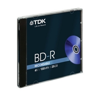 tdk 4x bd r 25gb single pack jewel case