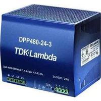 TDK-Lambda DPP-480-24-3 DIN Rail Power Supply 24Vdc 20A 480W, 3-Phase, PFC