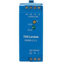 TDK-Lambda DRB-50-12-1 DIN Rail Power Supply 12-15V 4.2A