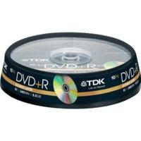 TDK DVD+R DL 8, 5GB 240min 8x 10pk Spindle