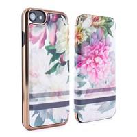 Ted Baker JUNE Mirror Folio Case for iPhone 7 / 6S / 6  PAINTED POSIE