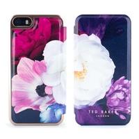 ted baker candiece mirror folio case for iphone se blushing bouquet