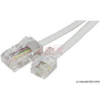 telephone cord rj11 to rj45 white 7 m