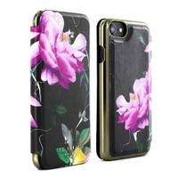 ted baker aw16 venece mirror folio case for iphone 7 citrus bloom blac ...