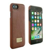 Ted Baker SS17 HALIDAY Leather Effect Hard Shell for iPhone 7  Tan