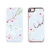 Ted Baker SS17 ANA Mirror Folio Case for iPhone 5 / 5S - Oriental Blossom