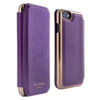 Ted Baker AW16 SHANNON Folio Case for iPhone 7 - Deep Purple