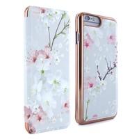 Ted Baker SS17 AMMAA Mirror Folio Case for iPhone 6 Plus / 6S Plus- Oriental Blossom