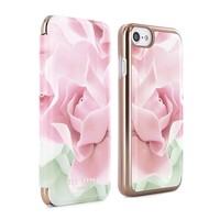 ted baker aw16 knowai mirror folio case for iphone 7 porcelain rose nu ...