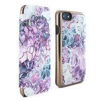 ted baker brontay mirror folio case for iphone 6 6s illuminated bloom