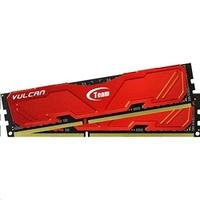 team group vulcan red 8gb 2x4gb ddr3 pc3 19200c11 2400mhz dual channel ...