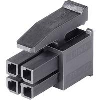 te 794617 4 micro mate n lok socket housing 2 x 2p black